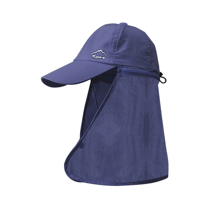 UV Protection Neck Flap Hat