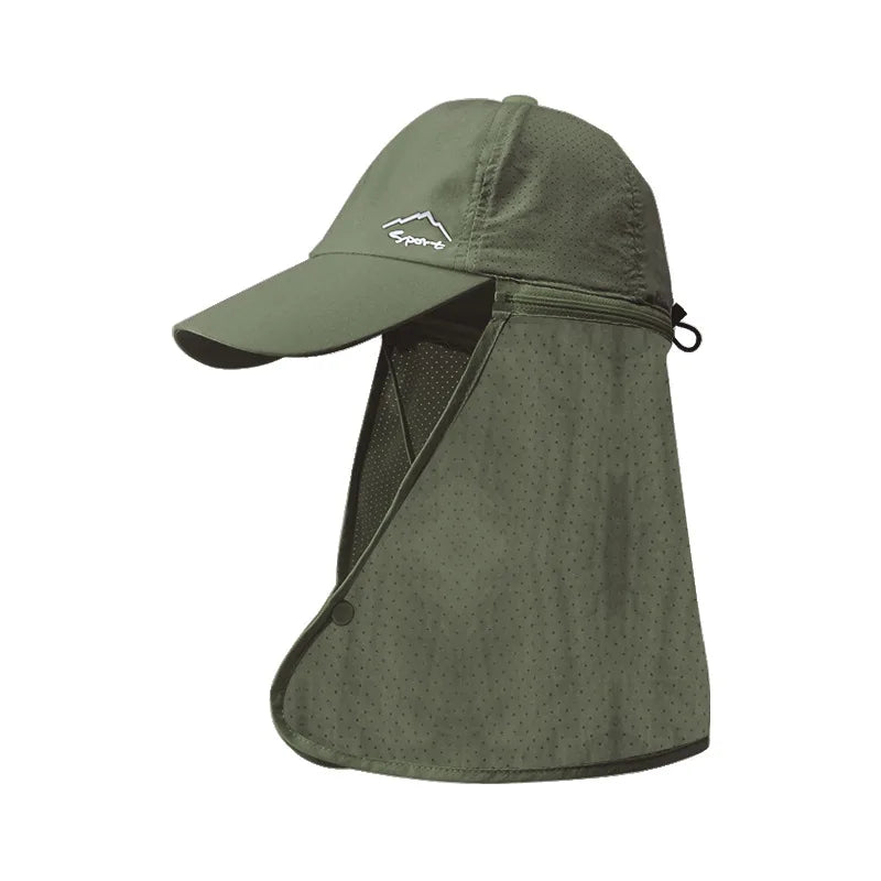 UV Protection Neck Flap Hat